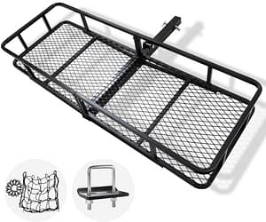 hitch mount cargo carrier for camping