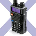 BTECH UV-5X3 5-Watt Tri-Band Radio VHF